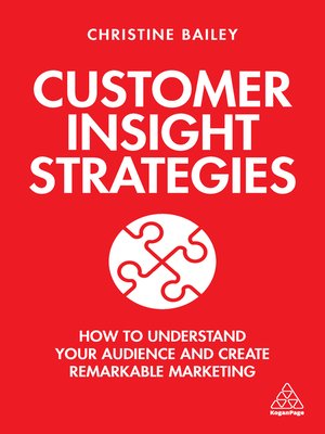 cover image of Customer Insight Strategies